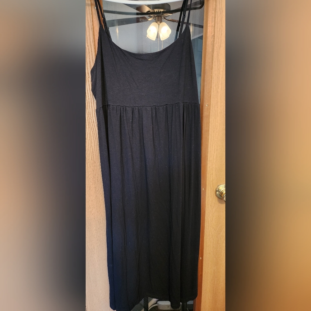 Old Navy Black Maxi Dress with Spaghetti Straps